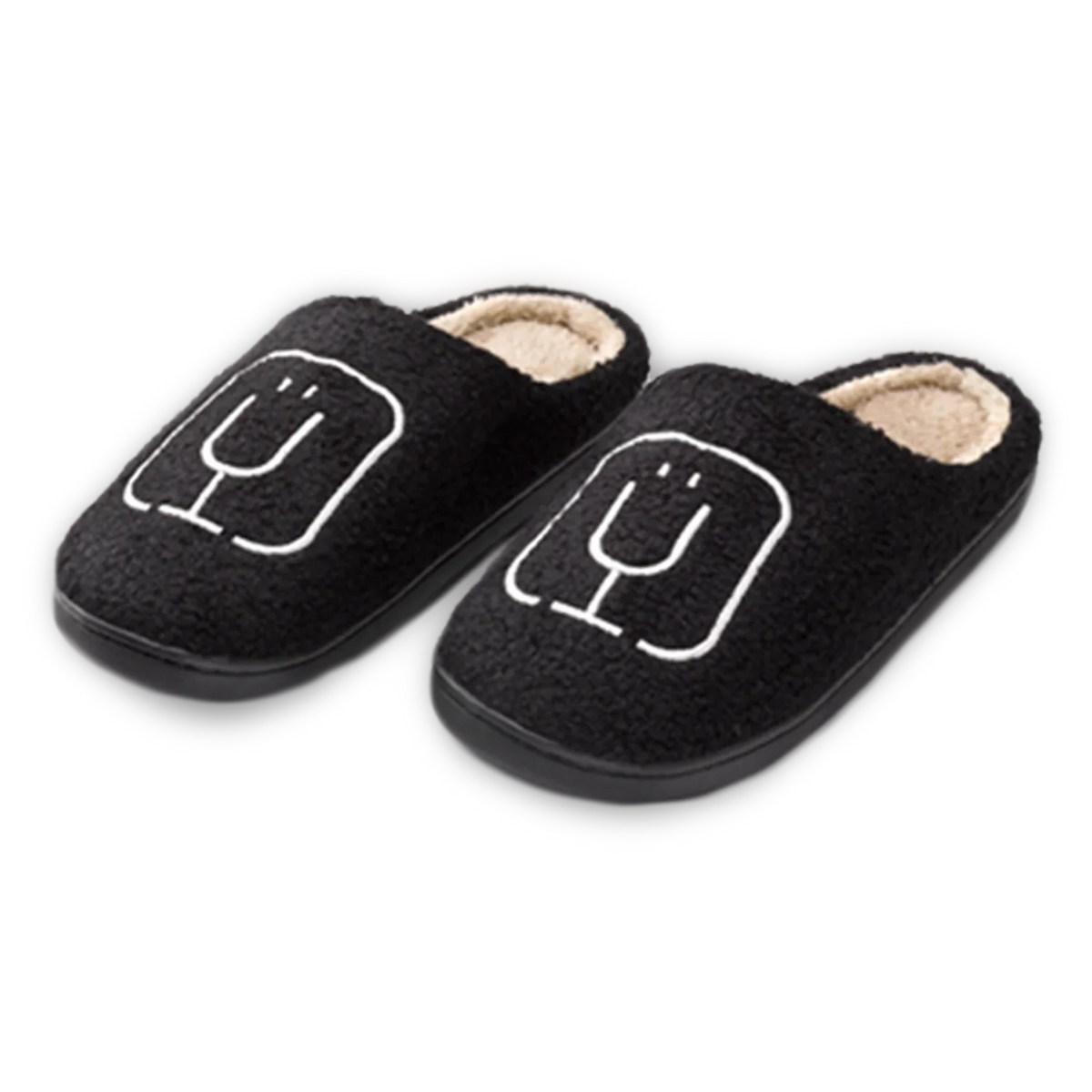 brumate-fuzzy-slippers-black-m8 apparel-slippers.webp